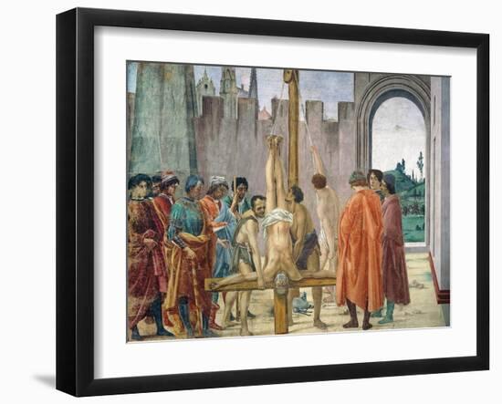 Martyrdom of Saint Peter, 1485-Filippino Lippi-Framed Giclee Print