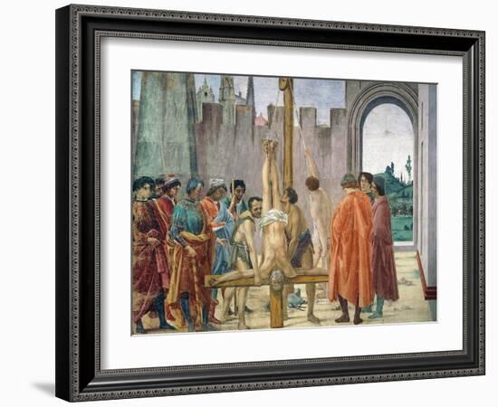 Martyrdom of Saint Peter, 1485-Filippino Lippi-Framed Giclee Print