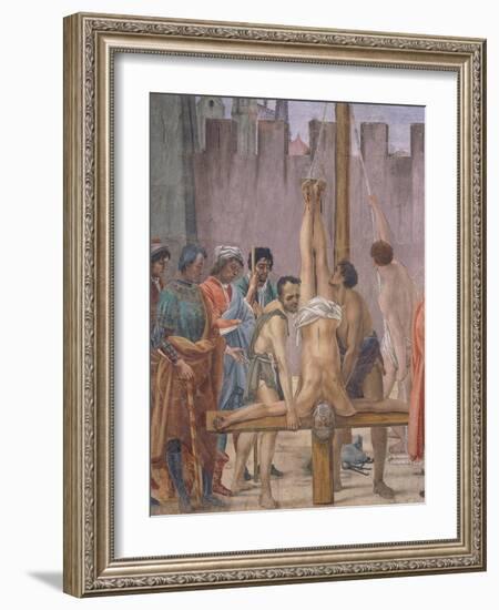 Martyrdom of Saint Peter, 1485-Filippino Lippi-Framed Giclee Print