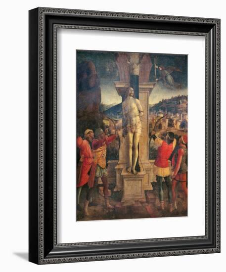 Martyrdom of Saint Sebastian-Vincenzo Foppa-Framed Art Print