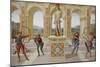 Martyrdom of Saint Sebastian-Pietro Perugino-Mounted Giclee Print