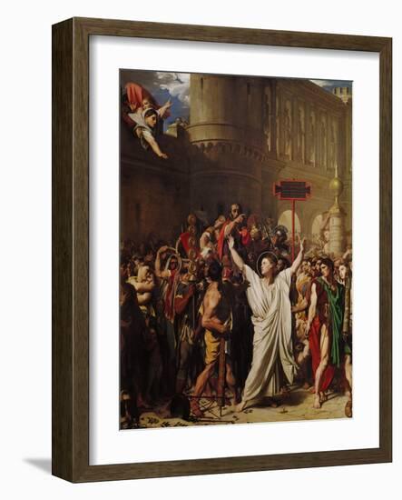 Martyrdom of Saint Symphorien, 1834-Jean-Auguste-Dominique Ingres-Framed Giclee Print