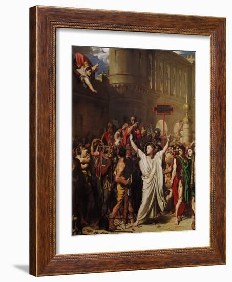 Martyrdom of Saint Symphorien, 1834-Jean-Auguste-Dominique Ingres-Framed Giclee Print