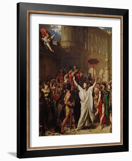 Martyrdom of Saint Symphorien, 1834-Jean-Auguste-Dominique Ingres-Framed Giclee Print