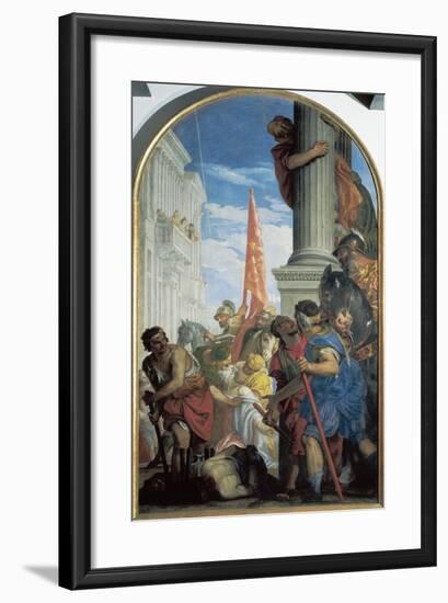 Martyrdom of Saints Primo and Feliciano, 1562-Paolo Caliari-Framed Giclee Print