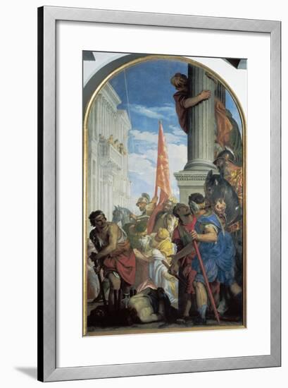 Martyrdom of Saints Primo and Feliciano, 1562-Paolo Caliari-Framed Giclee Print