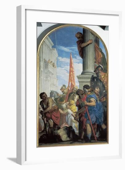 Martyrdom of Saints Primo and Feliciano, 1562-Paolo Caliari-Framed Giclee Print