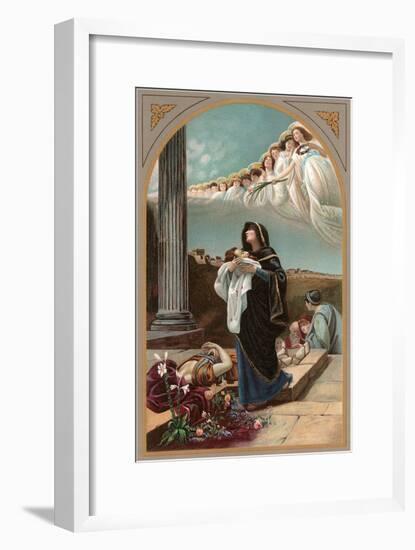 Martyrdom of St. Alexander by Loverini, Rome-null-Framed Art Print