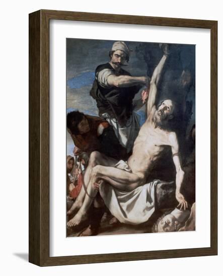 Martyrdom of St Bartholomew, 1644-Jusepe de Ribera-Framed Giclee Print