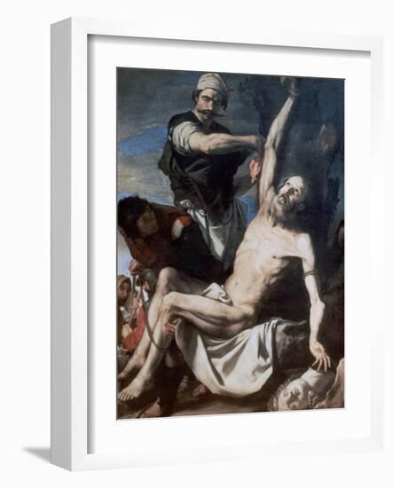 Martyrdom of St Bartholomew, 1644-Jusepe de Ribera-Framed Giclee Print