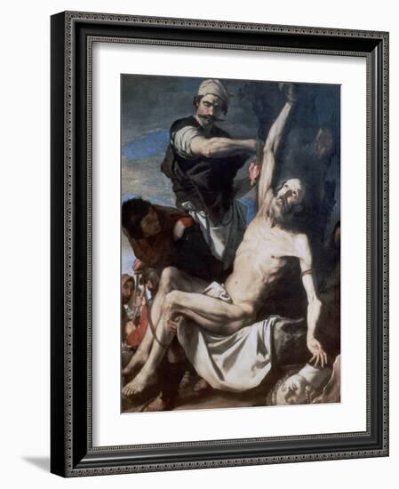 Martyrdom of St Bartholomew, 1644-Jusepe de Ribera-Framed Giclee Print