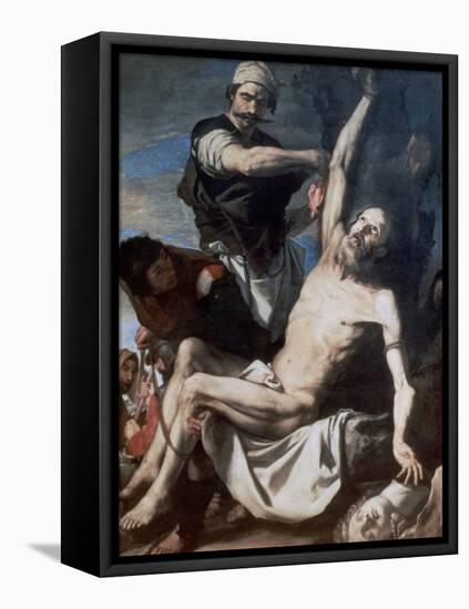 Martyrdom of St Bartholomew, 1644-Jusepe de Ribera-Framed Premier Image Canvas