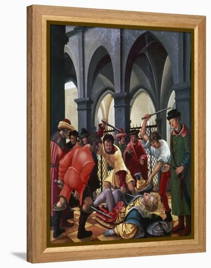 Martyrdom of St, Florian, 1516, by Albrecht Altdorfer (1480-1538), Germany, 16th Century-Albrecht Altdorfer-Framed Premier Image Canvas