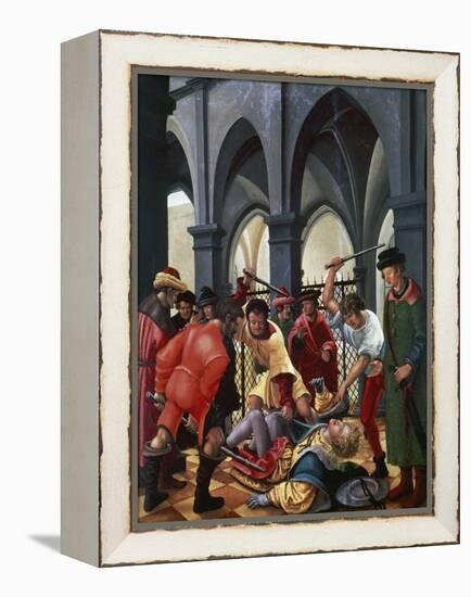 Martyrdom of St, Florian, 1516, by Albrecht Altdorfer (1480-1538), Germany, 16th Century-Albrecht Altdorfer-Framed Premier Image Canvas