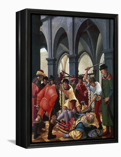 Martyrdom of St, Florian, 1516, by Albrecht Altdorfer (1480-1538), Germany, 16th Century-Albrecht Altdorfer-Framed Premier Image Canvas