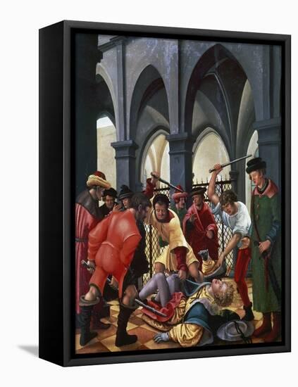 Martyrdom of St, Florian, 1516, by Albrecht Altdorfer (1480-1538), Germany, 16th Century-Albrecht Altdorfer-Framed Premier Image Canvas