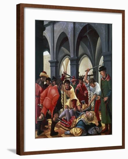 Martyrdom of St, Florian, 1516, by Albrecht Altdorfer (1480-1538), Germany, 16th Century-Albrecht Altdorfer-Framed Giclee Print