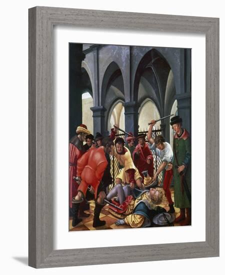 Martyrdom of St, Florian, 1516, by Albrecht Altdorfer (1480-1538), Germany, 16th Century-Albrecht Altdorfer-Framed Giclee Print