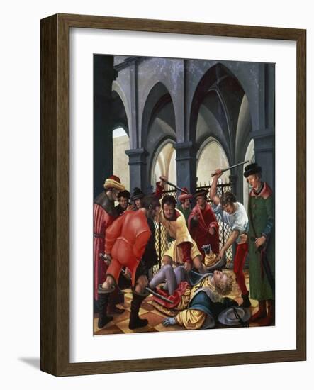 Martyrdom of St, Florian, 1516, by Albrecht Altdorfer (1480-1538), Germany, 16th Century-Albrecht Altdorfer-Framed Giclee Print