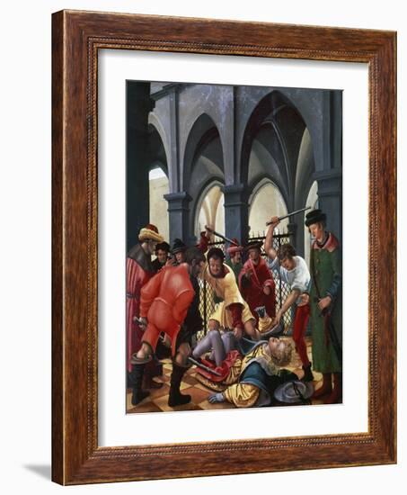 Martyrdom of St, Florian, 1516, by Albrecht Altdorfer (1480-1538), Germany, 16th Century-Albrecht Altdorfer-Framed Giclee Print