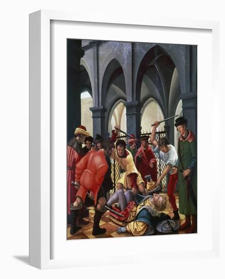 Martyrdom of St, Florian, 1516, by Albrecht Altdorfer (1480-1538), Germany, 16th Century-Albrecht Altdorfer-Framed Giclee Print