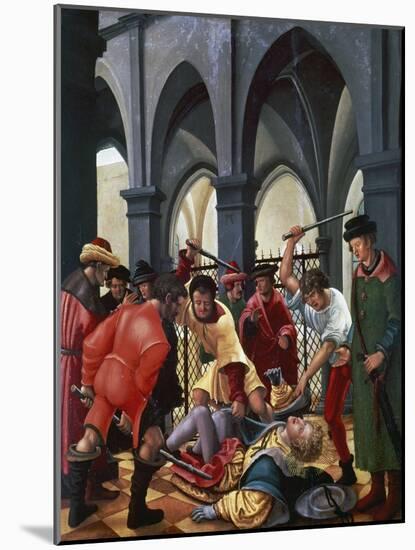 Martyrdom of St, Florian, 1516, by Albrecht Altdorfer (1480-1538), Germany, 16th Century-Albrecht Altdorfer-Mounted Giclee Print