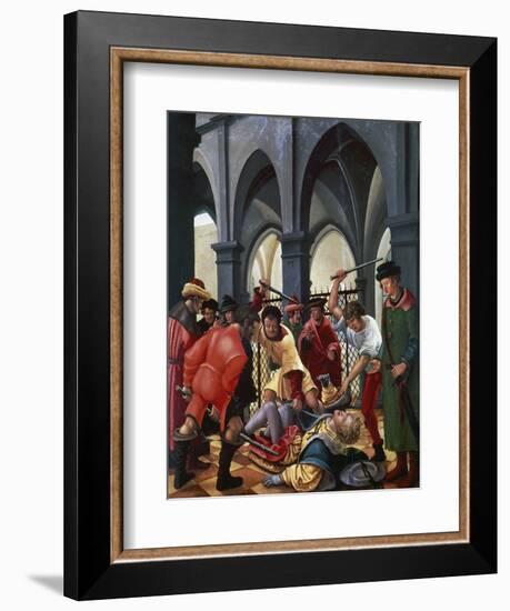 Martyrdom of St, Florian, 1516, by Albrecht Altdorfer (1480-1538), Germany, 16th Century-Albrecht Altdorfer-Framed Giclee Print