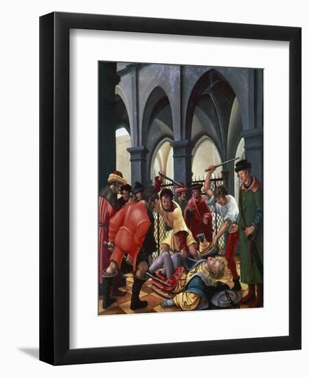 Martyrdom of St, Florian, 1516, by Albrecht Altdorfer (1480-1538), Germany, 16th Century-Albrecht Altdorfer-Framed Giclee Print