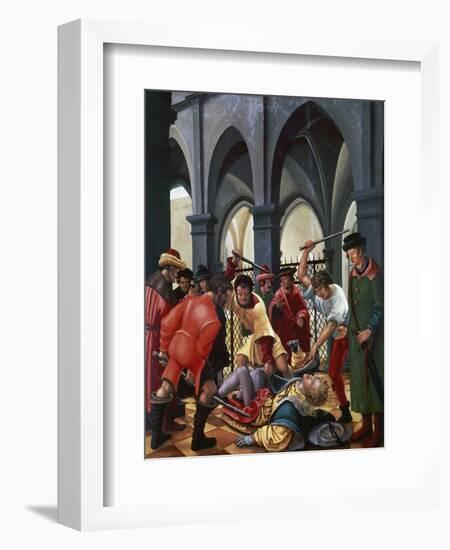 Martyrdom of St, Florian, 1516, by Albrecht Altdorfer (1480-1538), Germany, 16th Century-Albrecht Altdorfer-Framed Giclee Print