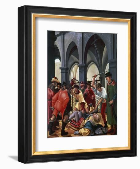 Martyrdom of St, Florian, 1516, by Albrecht Altdorfer (1480-1538), Germany, 16th Century-Albrecht Altdorfer-Framed Giclee Print