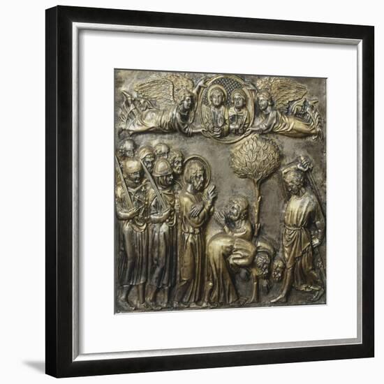 Martyrdom of St James, Panel on Frontal of Altar of St James-Andrea Di Jacopo D'Ognabene-Framed Giclee Print