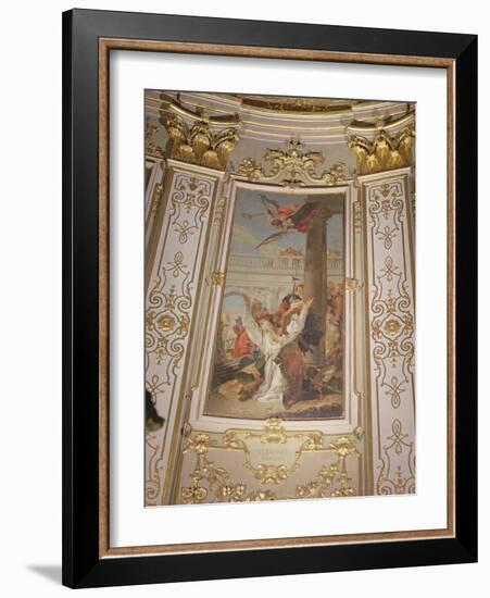 Martyrdom of St. John, Bishop of Bergamo-Giovanni Battista Tiepolo-Framed Photographic Print