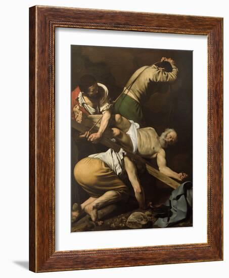 Martyrdom of St Peter-Caravaggio-Framed Giclee Print