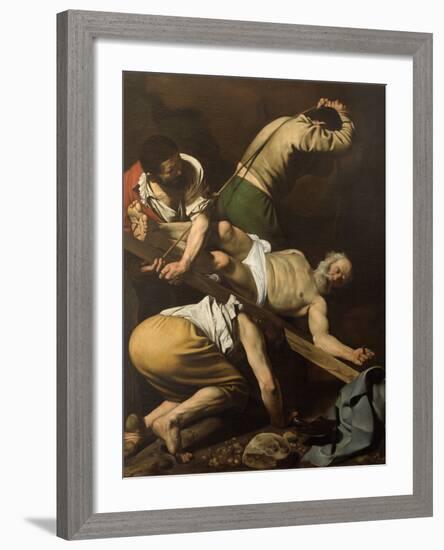 Martyrdom of St Peter-Caravaggio-Framed Giclee Print