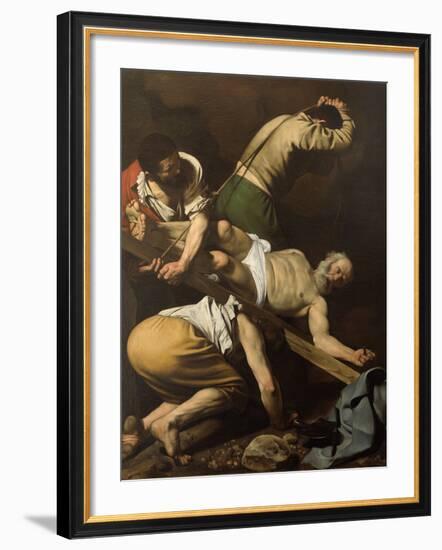 Martyrdom of St Peter-Caravaggio-Framed Giclee Print