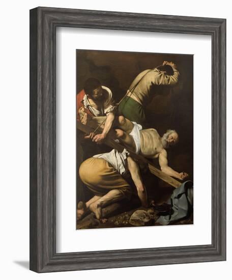 Martyrdom of St. Peter-Caravaggio-Framed Art Print