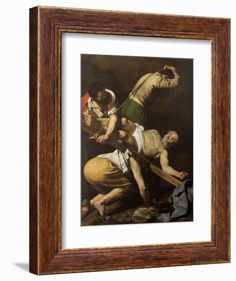 Martyrdom of St. Peter-Caravaggio-Framed Art Print