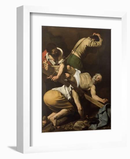 Martyrdom of St. Peter-Caravaggio-Framed Art Print