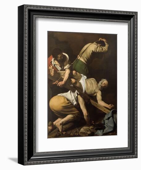 Martyrdom of St. Peter-Caravaggio-Framed Art Print