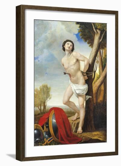 Martyrdom of St Sebastian-Luigi Asioli-Framed Giclee Print