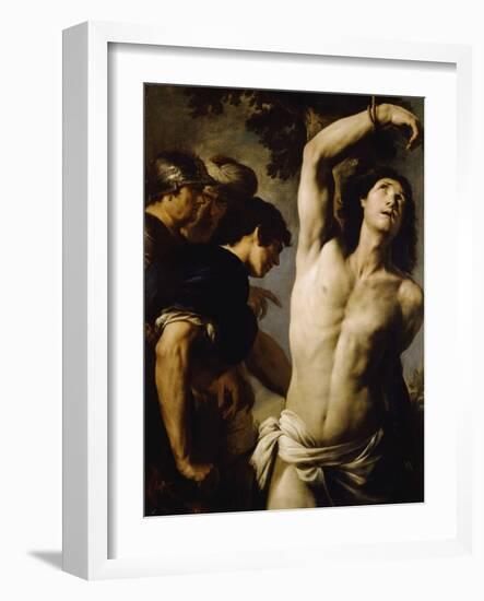 Martyrdom of St Sebastian-Andrea Vaccaro-Framed Giclee Print