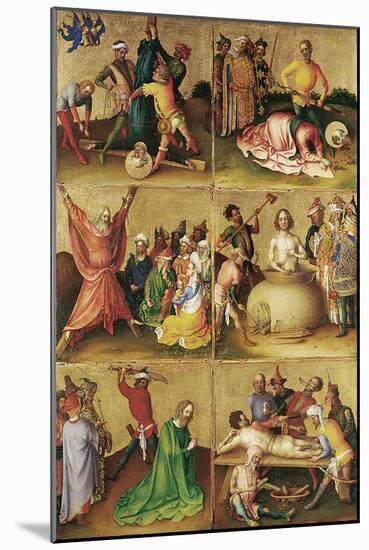 Martyrdom of the Apostles. Left Panel-Stephan Lochner-Mounted Giclee Print