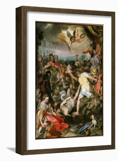 Martyrdom of Vitalis of Milan (Oil on Canvas, 1583)-Federico Fiori Barocci or Baroccio-Framed Giclee Print