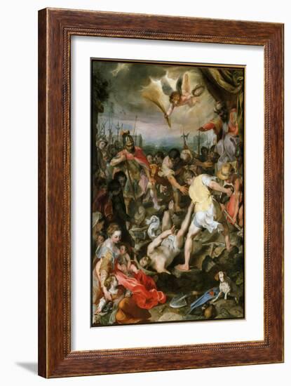 Martyrdom of Vitalis of Milan (Oil on Canvas, 1583)-Federico Fiori Barocci or Baroccio-Framed Giclee Print