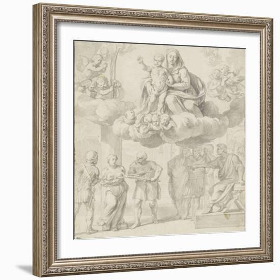 Martyre de sainte Agathe-Philippe De Champaigne-Framed Giclee Print