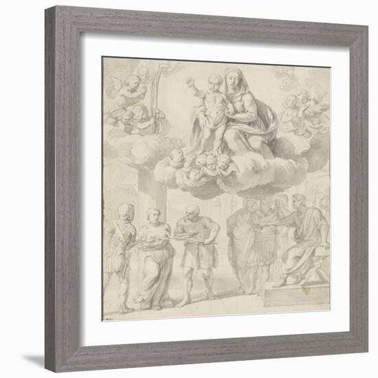 Martyre de sainte Agathe-Philippe De Champaigne-Framed Giclee Print