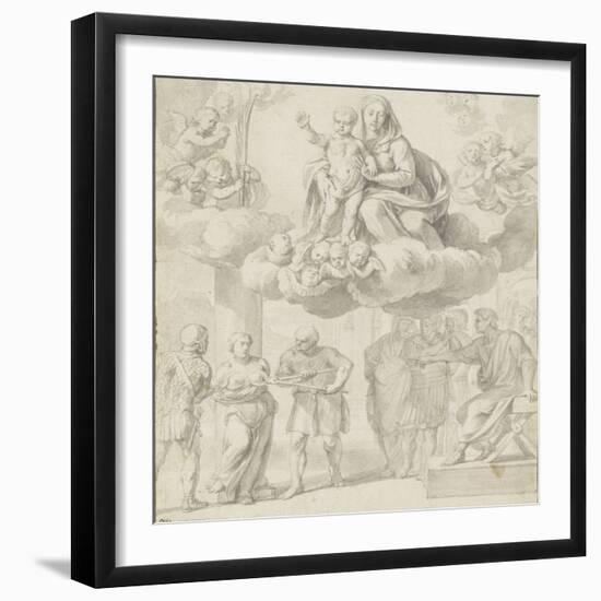 Martyre de sainte Agathe-Philippe De Champaigne-Framed Giclee Print