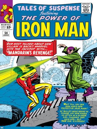 Marvel Comics Retro The Invincible Iron Man Comic Book Cover No