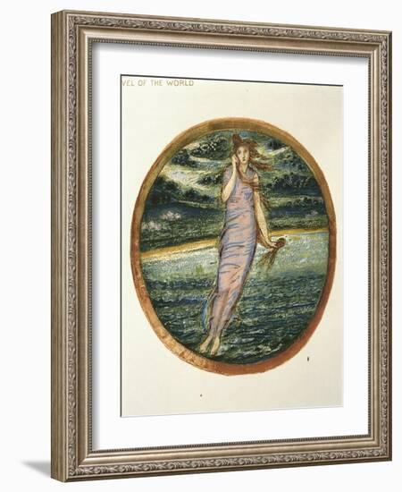 Marvel of the World Birth of Venus-Edward Burne-Jones-Framed Giclee Print