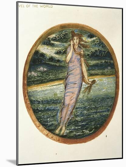 Marvel of the World Birth of Venus-Edward Burne-Jones-Mounted Giclee Print